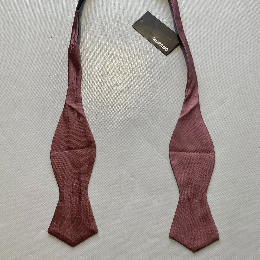 NEW- Murano Bowtie Bow Tie Adjustable Silk - A203